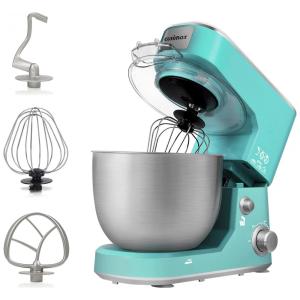 Batedeira Elétrica de Bancada 5 Litros com Proteção Contra Respingo e Acessórios, 110V 400W, Cusimax, Verde