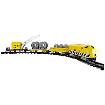 Conjunto de Trem Trenzinho Elétrico LIONEL Construction 712065 com Controle Remoto, para Adultos e Crianças