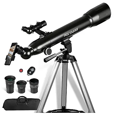 Telescópio Astronômico 233x com Oculares