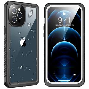 Capinha Compatível com iPhone 12 pro Max a Prova d com Vidro Temperado, SPIDERCASE, Branco