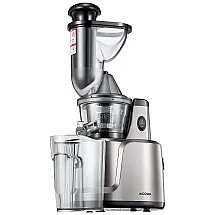 Espremedor Frutas Vegetais 60 RPM Silencioso Inox, 110v, AICOOK SD60E, Prateado