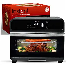 Forno Elétrico de Bancada Instant Pot 7 em 1 Capacidade 19L com Painel de Controle, 110V, Preto