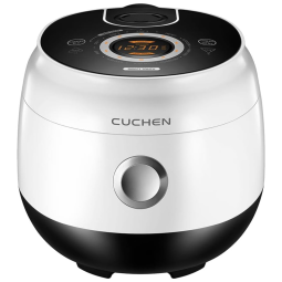 Panela de Arroz Elétrica 6 Xícaras com Limpeza Automática a vapor e Controle Digital, 110V, Cuchen CJE-CD0610US, Branca