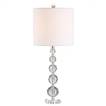 Abajur Luminária de Mesa em Vidro, Estilo Tradicional com 71 cm de Altura para Quarto, Sala de Estar e Escritório, 2 Un, 110V 60W