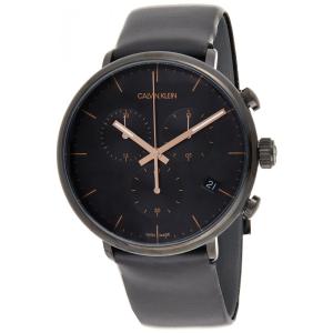 Relógio Masculino Analógico Automático, Silicone, CALVIN KLEIN K8M274CB, Preto