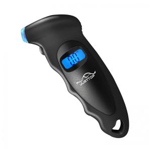 Medidor de Pressão de Pneus Digital JUSTTOP, 150PSI, 4 Configurações para Carros, Caminhões e Bicicletas, Display LCD Retroiluminado