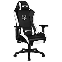 Cadeira Gamer Ergonômica GTRACING Reclinável e Ajustável, Cor Branca, Conforto para Escritório e Jogos
