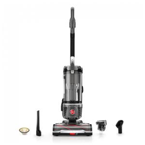 Aspirador de Pó com Fio sem Saco com Filtragem HEPA para Limpeza de Carpetes e Pisos Duros, 110V Hoover UH77100V, Cinza