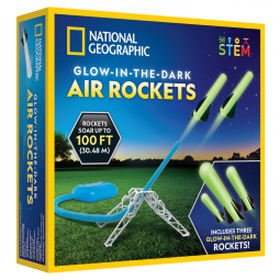 Air Rocket Kit Multicolor – Brinquedo Educativo STEM, Lançador de Foguetes para Crianças, Presente Criativo, National Geographic