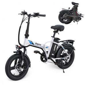 Bicicleta elétrica Vivi Gopina, 16" x 3.0, pneu largo, potência máxima de 500W, bateria removível de 48V, autonomia de até 64km, tela LCD