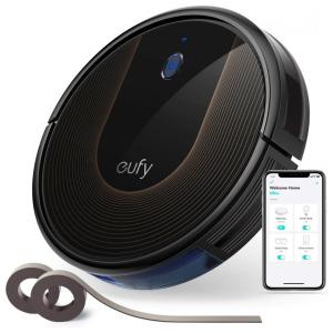 Aspirador de Pó Robô by Anker, com WiFi, ultra silencioso, multifunção, preto, 110v, EUFY AK T2118111, Preto