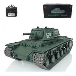 Tanque de Guerra TOUCAN RC HOBBY Soviet KV 1 3878 com Controle Remoto, Escala 116, Verde
