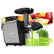 Centrífuga de Frutas e Vegetais com Motor Reversível, 110V 250W, LUFVEBUT, Cinza