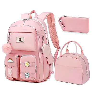 Conjunto Mochila Escolar Juvenil Feminina