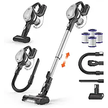 Aspirador de Pó Multifuncional sem Fio com Acessórios, 110V, TMA T150, Branco