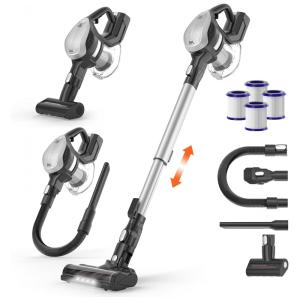 Aspirador de Pó Multifuncional sem Fio com Acessórios, 110V, TMA T150, Branco