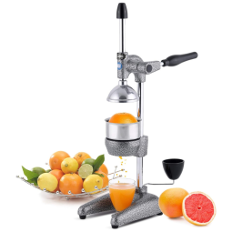 Pro Espremedor Manual Profissional, Aço Inoxidável, TRIBEST MJP 100, Cinza