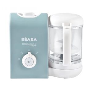 Processador de Alimentos para Bebês 4 em 1 Comida Pronta em 15 Min, 110V, Beaba, Azul