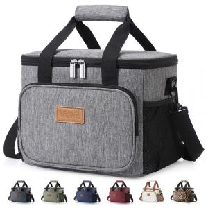 Bolsa Térmica Portátil 15L, Mantém Quente, Frio Por até 5H, LIFEWIT, Cinza