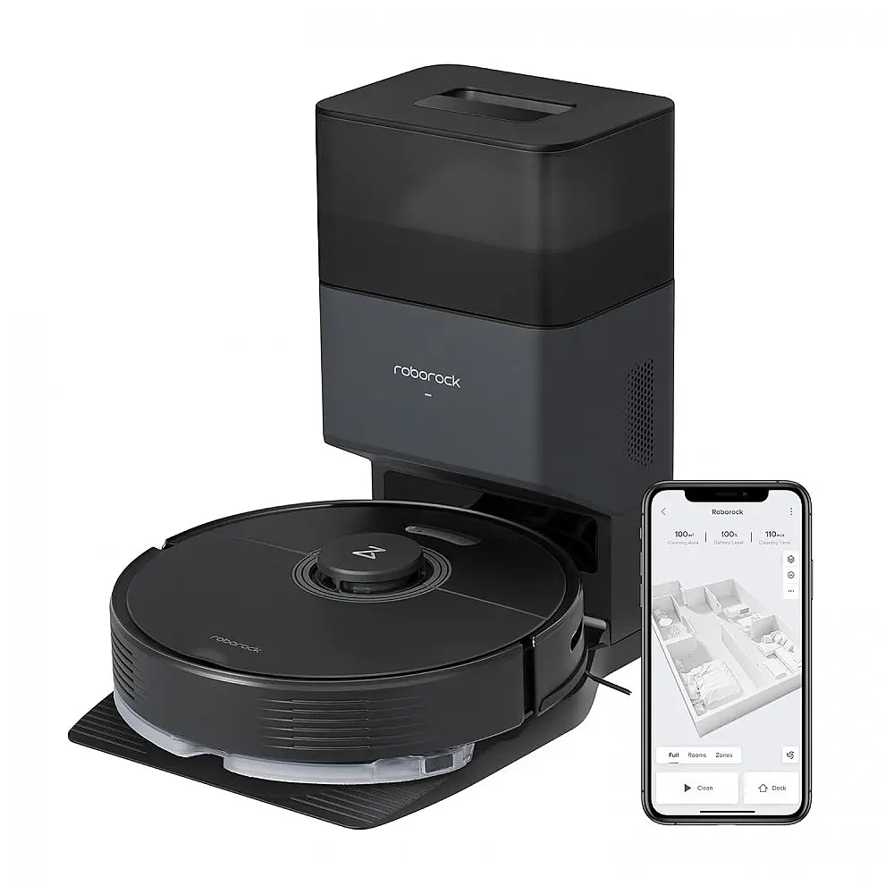 Aspirador de Pó Robô Roborock Q7 com Esfregão Controlado por APP e Sucção Forte 4200PA, 110V, Branco