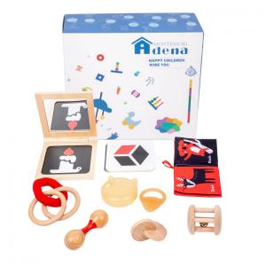 Briquedo Montessori Interativo para o Desenvolvimento do Cérebro para Bebês de 0 a 6 Meses, Adena Montessori