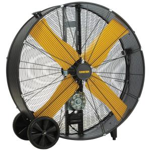 Ventilador Industrial Alta Capacidade CFM 13.300, 2 Velocidades, Diâmetro 91cm, 110V 1066W, MASTER MAC 42 BDF, Amarelo