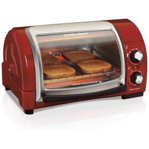 Forno Elétrico de Bancada com Temporizador, 1200W, 110v, HAMILTON BEACH 31337D, Vermelho