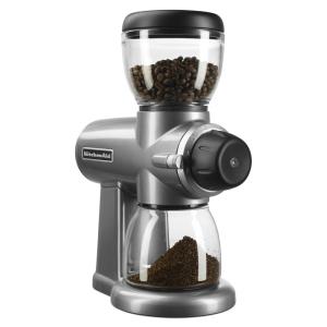 Moedor de Café KitchenAid KCG0702CS Burr Possui 15 Configurações Cor Prata
