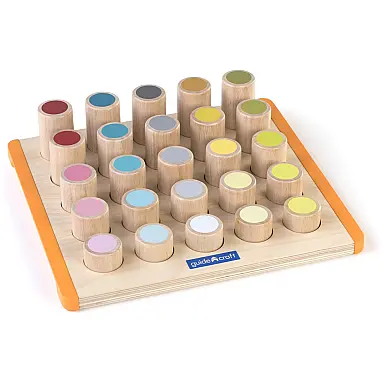 Degraus Cilíndricos Guidecraft Multicoloridos Borracha