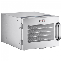 Desidratador de Alimentos Avantco LT06A 6 Bandejas Inox com Porta de Vidro - 120V