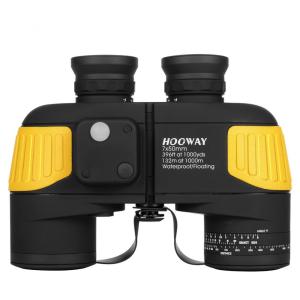 Binóculos 7x50 À prova d, Visão 1000 Metros, HOOWAY 01 0750, Amarelo