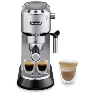 Cafeteira Elétrica Expresso 15 Bar, Aço Inoxidável, 110v, DELONGHI EC680M, Prateado