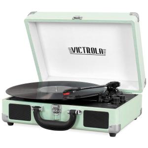Vitrola Toca Discos VSC 550BT HOM 3 Velocidades, com USB e Entrada AUX, 45 RPM, 110v, VICTROLA VSC550BT, Branco