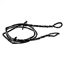 Corda para Balestra Excalibur 91 cm Preta/Branca Dynaflight Artesanal Série EXO