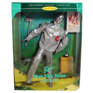 Boneco Ken Barbie Tin Man O Mágico de Oz edição de colecionador Hollywood Legends 34 cm