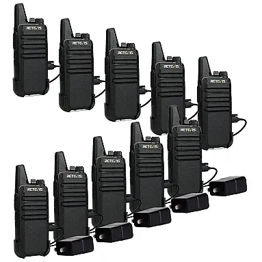 Rádio Comunicador Walkie Talkie Recarregável