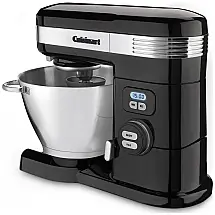 Batedeira Planetária Elétrica 5L com 12 Velocidades Aço Inoxidável 800W, 110v, CUISINART SM 55BK, Preto