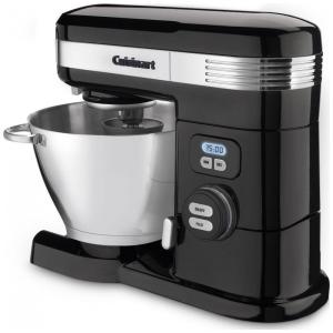 Batedeira Planetária Elétrica 5L com 12 Velocidades Aço Inoxidável 800W, 110v, CUISINART SM 55BK, Preto