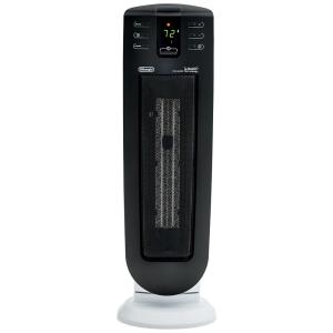 Aquecedor Elétrico de Torre, Digital, 110V 1500W, DELONGHI TCH7915ER, Preto