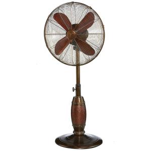 Ventilador de Coluna Oscilante com 3 Velocidades Ajustáveis, 110V, Designer Aire, Marrom