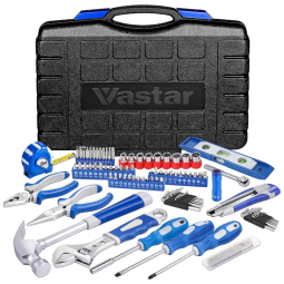 Kit Mala de Ferramenta 102 peças, VASTAR VRK21 ALX 1, Azul Escuro