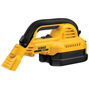 Aspirador de Pó sem Fio 14L Portátil para Úmido e Seco, 20V, DEWALT DCV517B, Amarelo
