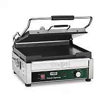 Sanduicheira Elétrica Antiaderente 2 Fatias, Aço Inox, 1800W, 110v, WARING WFG250, Prateado