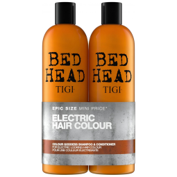 Shampoo e Condicionador 7580 ml Profissional para Cabelos Coloridos Hidrata e Suaviza, TIGI 612679, Laranja