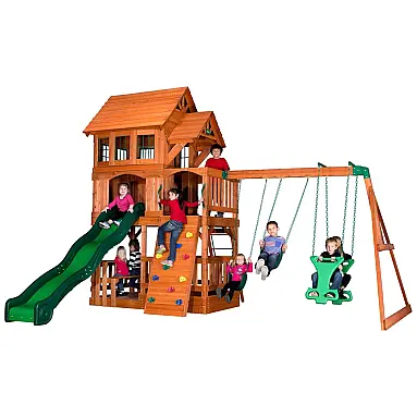 Playground Infantil de Madeira com