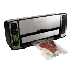 Máquina Seladora a Vácuo Portátil e Automática, Aço Inoxidável, 110v, FOODSAVER FSFSSL5860 DTC, Prateado