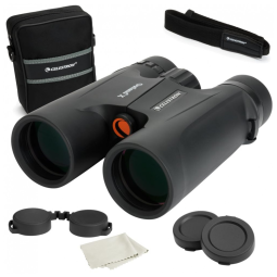 Binóculos 10x42 À prova d e Bolsa de zenamento, Visão 90 Metros, CELESTRON 71347, Preto
