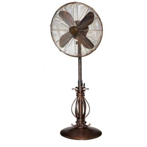 Ventilador de Coluna com 3 Velocidades Ajustáveis, 45W, 110V, DESIGNER AIRE, Marrom