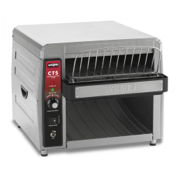 Torradeira Elétrica mais de 450 Torradas por Hora 1800W, Aço Inoxidável, 110v, WARING CTS1000, Prateado