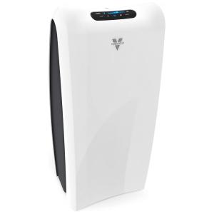 Purificador de ar com filtro HEPA verdadeiro, captura alérgenos, fumaça, odores, pólen, poeira, esporos de fungos, pêlos de animais